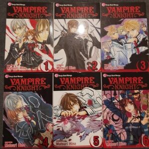 Vampire Knight 1-6 Manga Books